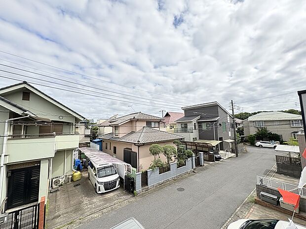 バルコニーからの眺望 閑静な住宅街です