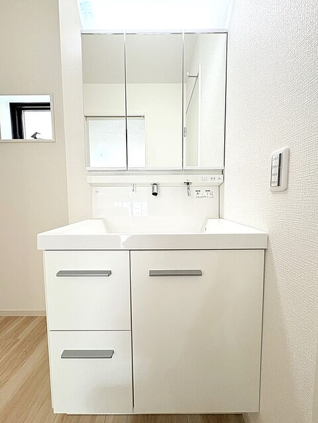 鏡裏にすっきり収納できるシャンプードレッサー