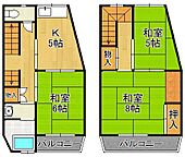 北九州市小倉北区神岳2丁目 3階建 築47年のイメージ
