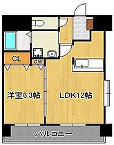 グラーツィア畠中  ｜ 福岡県北九州市小倉北区三萩野1丁目（賃貸マンション1LDK・2階・44.80㎡） その2