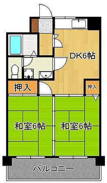 同じ建物の物件間取り写真 - ID:240029588986