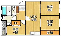 島名第五コーポ 3階/-