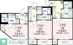 SR北習志野 103 1階1Kの間取り