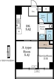 勝山ビル 4階1SDKの間取り