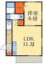 Ｅｔｅｒｎｉｔｙ　エタニティー 3階1LDKの間取り