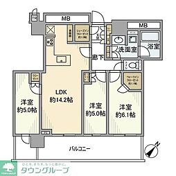 間取図画像 3LDK