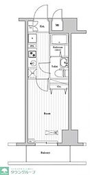 Nステージ西船橋3 1Kの間取図画像