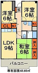 ソイ・コート・幕張 3DKの間取図画像