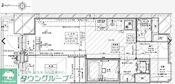 Garden Xavis木場 1LDKの間取図画像