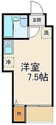 TOP新小岩No1 ワンルームの間取図画像