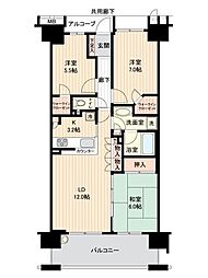 ステラガーデン幕張 3LDKの間取図画像