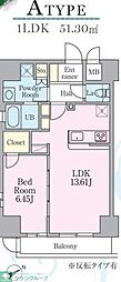 JUSEIRESIDENCE 1LDKの間取図画像