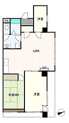 エスポアール 2SLDKの間取図画像