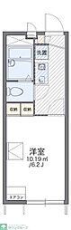 レオパレスオールイン 1Kの間取図画像