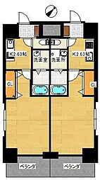 ORBIS-COURT 1Kの間取図画像