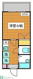 メゾン・ド・ワコー 1Kの間取図画像
