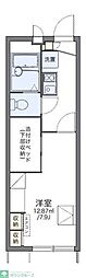 レオパレス梅花 1Kの間取図画像