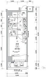 OMNIA FRAME 新小岩 1Kの間取図画像