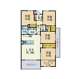 間取図画像 4LDK