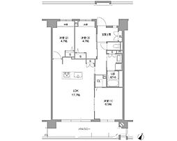 LaSante照葉オーシャンテラス 3LDKの間取図画像