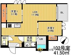 物件の間取り