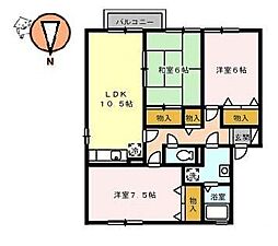 間取図画像 3LDK