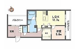 間取図画像 1LDK