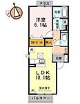 徳島市北矢三町三丁目 2階建 築10年のイメージ