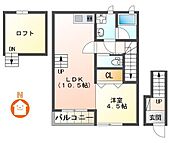 徳島市南蔵本町3丁目 2階建 築6年のイメージ