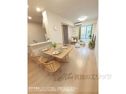 近江鉄道近江本線 水口城南駅 徒歩21分の賃貸アパート 1階1LDKのリビング/ダイニング