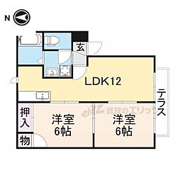 PureSweet 2LDKの間取図画像