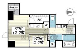EASTCONCIE 1LDKの間取図画像