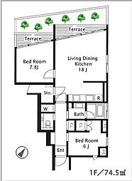 JR山手線 目黒駅 徒歩4分の賃貸事務所