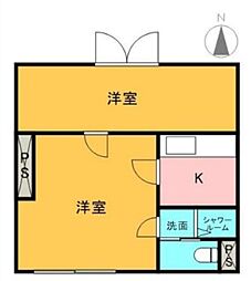 PORTO白金長者丸の間取図画像