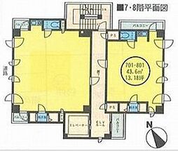 テロワール南青山の間取図画像