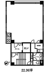 新橋新和ビルの間取図画像