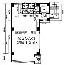 バンセイ室町ビルの間取図画像