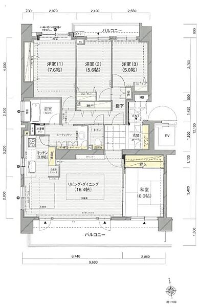 間取り：301000113611