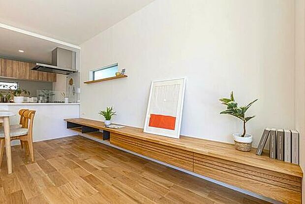 ナチュラルなリビングはどんなインテリアにも合います！ 