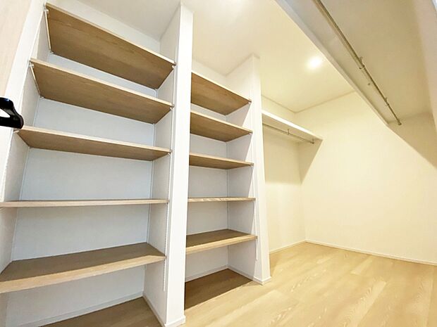 ハンガーにかけた洋服、帽子やバッグ他収納した物を見渡すことができ整理整頓がしやすい！ 