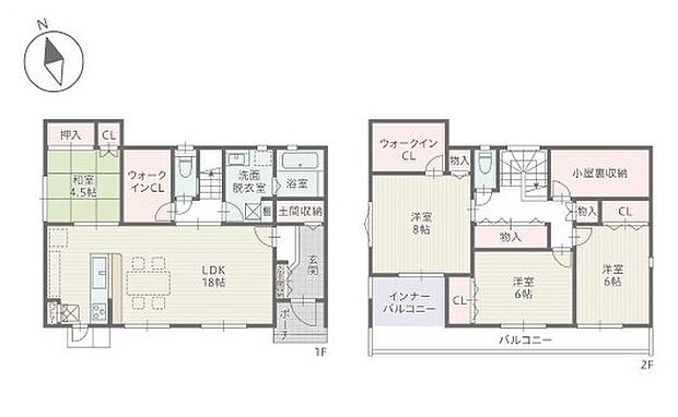4LDK+小屋裏収納