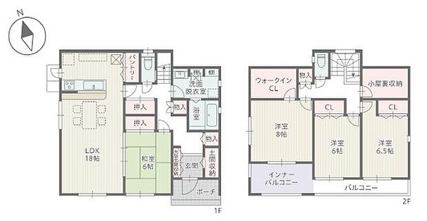 4LDK+小屋裏収納