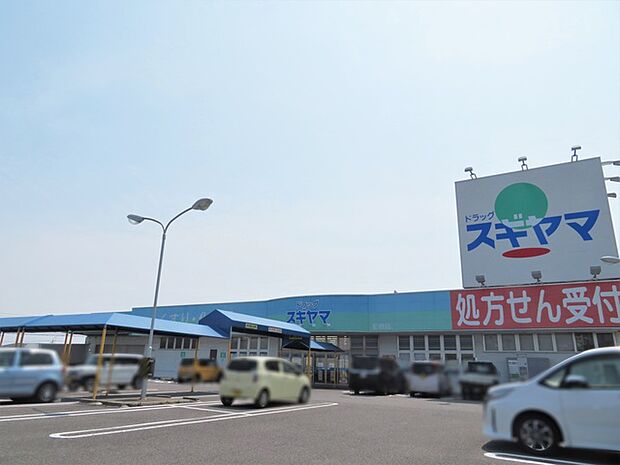 ドラッグスギヤマ　形原店（630m）