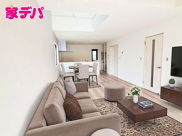 【リビング21.5帖】 ※掲載の家具・小物はCGによるイメージです。実際の販売価格には含まれておりません。