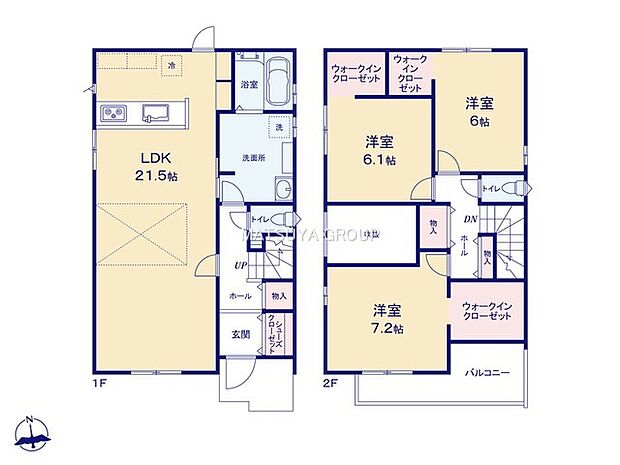3LDK※図面と現況に相違ある場合には現況優先とします。