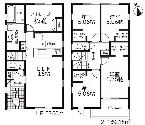 4SLDK※図面と現況に相違ある場合には現況優先とします。