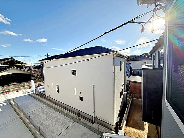 閑静な街並みの眺めは、心も体も落ち着きますね。  