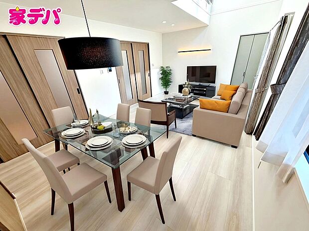 【リビング18帖】 ※掲載の家具・小物はCGによるイメージです。実際の販売価格には含まれておりません。