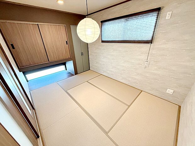 【和室7帖】 続き間の和室は収納スペースとして利用したり、一つのお部屋としてご使用いただけます。 