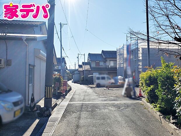 前面道路：東側約4ｍ幅